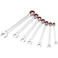 Powerbuilt 7 Pc Metric 100T Ratcheting Wrench Set 642762